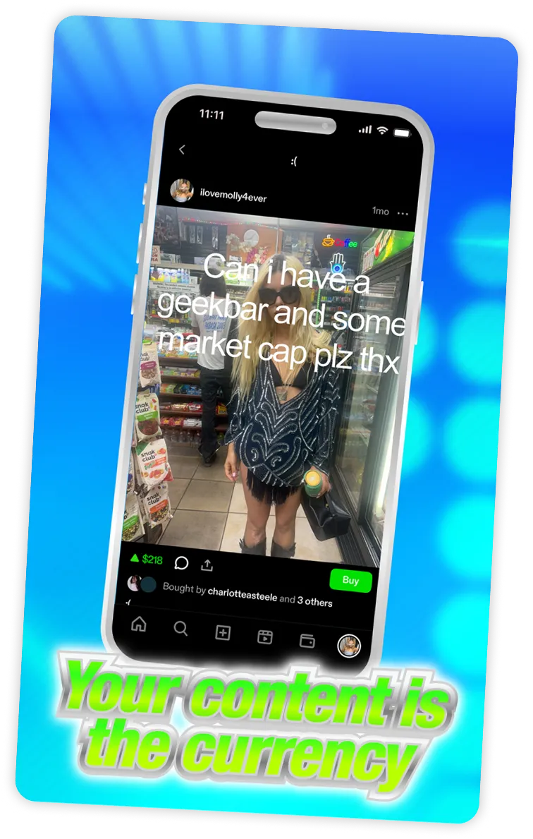 Your content is the currency