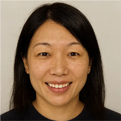 headshot profile image of a female 38 year old south east asian brox panelist