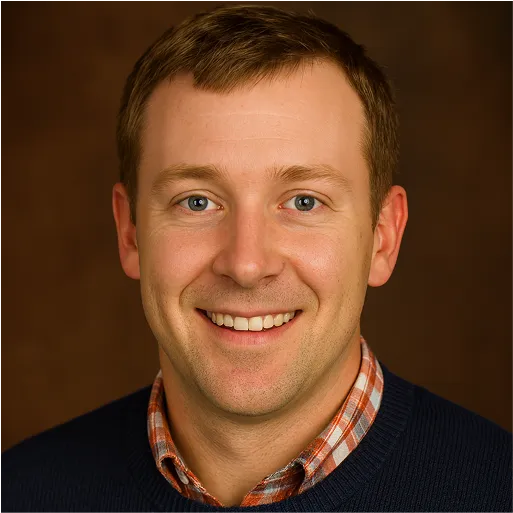 headshot profile image of a white male 40 year old brox panelist