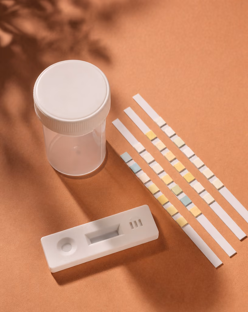 Verzamelstrips voor de DUTCH-test via gedroogde urine