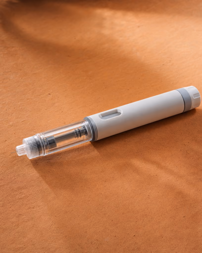 Voorgevulde injectiepen zoals gebruikt bij GLP-1 behandeling