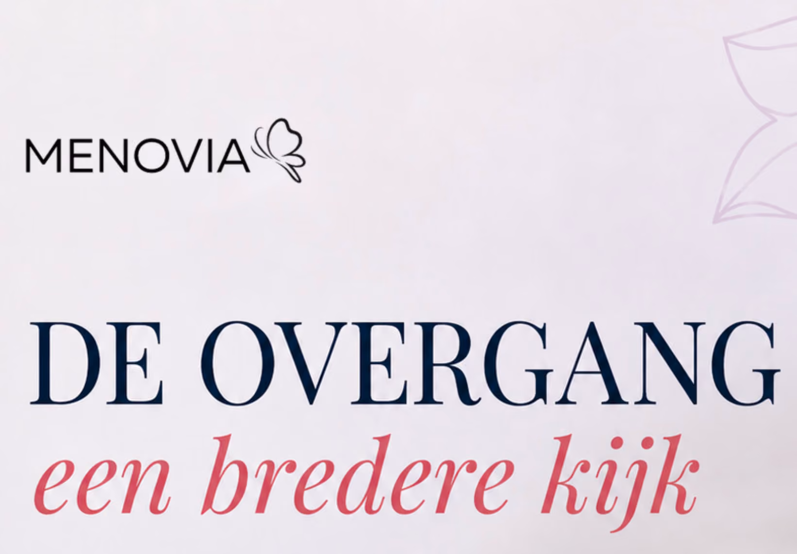 Cover of Menovia's free menopause guide, The Menopause: A Broader View