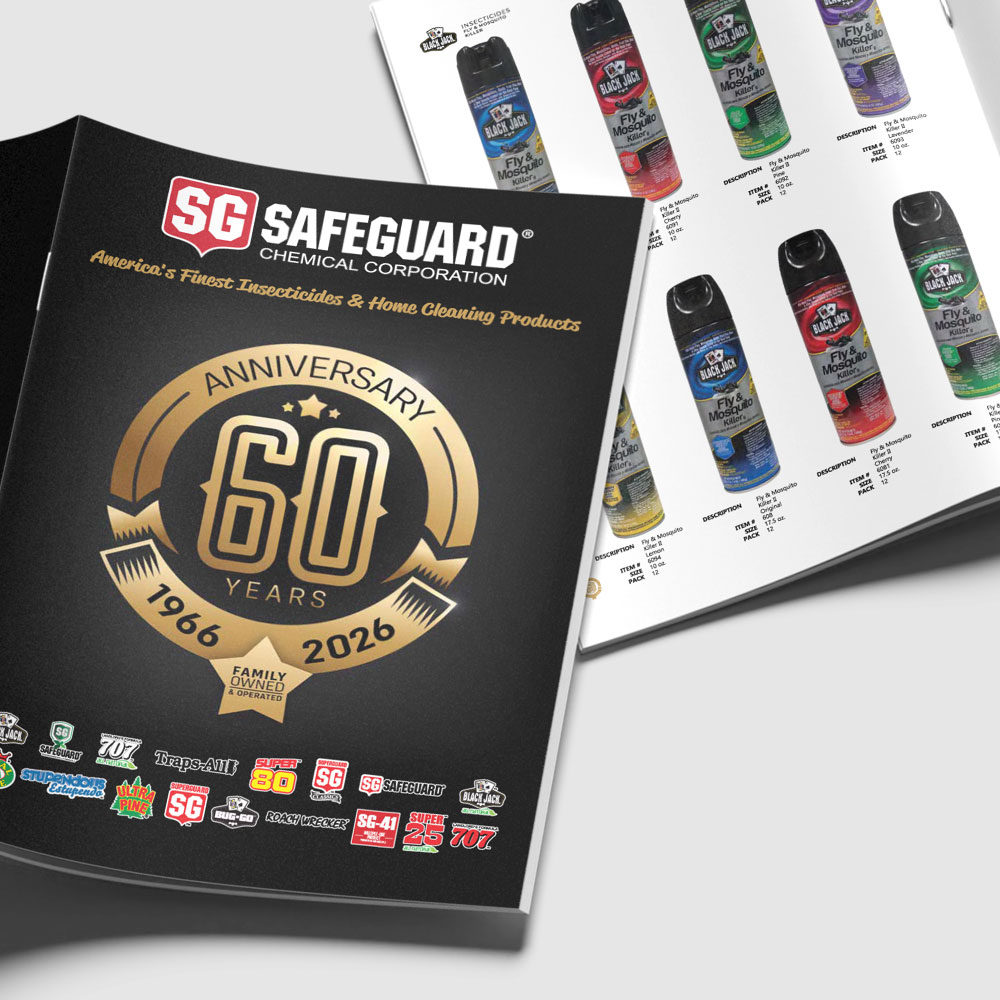 image of Safeguard catalog cover and interior page