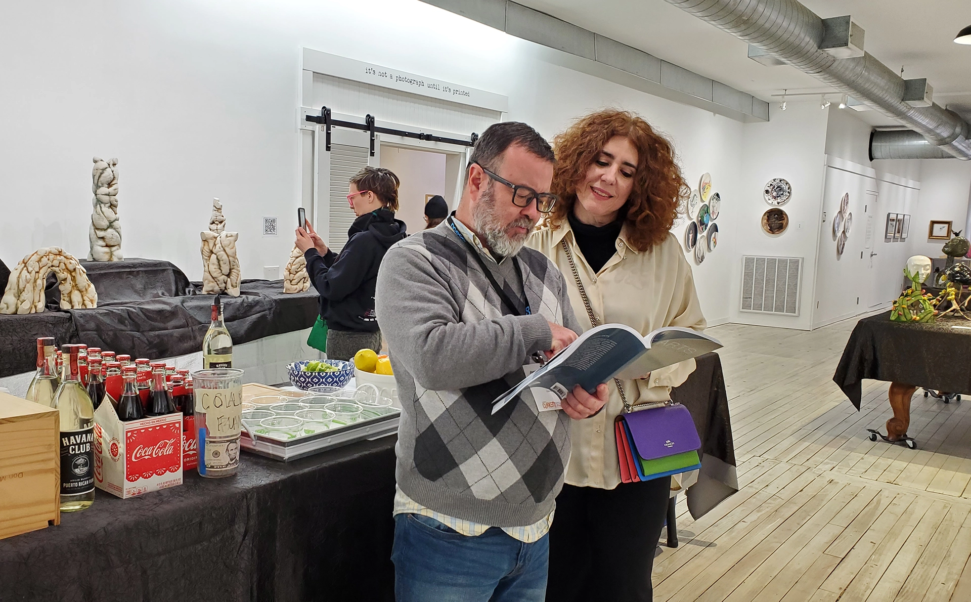 Images taken during the opening of Unlikely Assemblages, at Annex Gallery, on March 15, 2023.