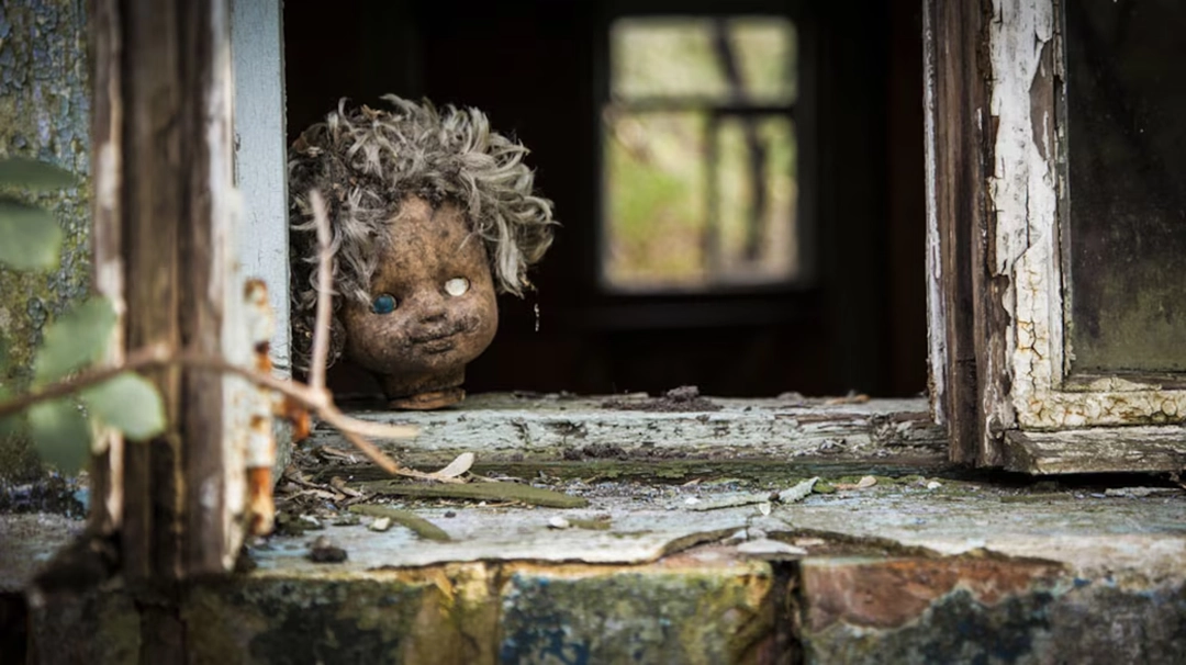 A doll left behind after the Chernobyl disaster. (Shutterstock)g-15: Workers venture close to the damaged core of reactor No 4 in 2005, where they can spend only 15 minutes a day. © Gerd Ludwig, 2015