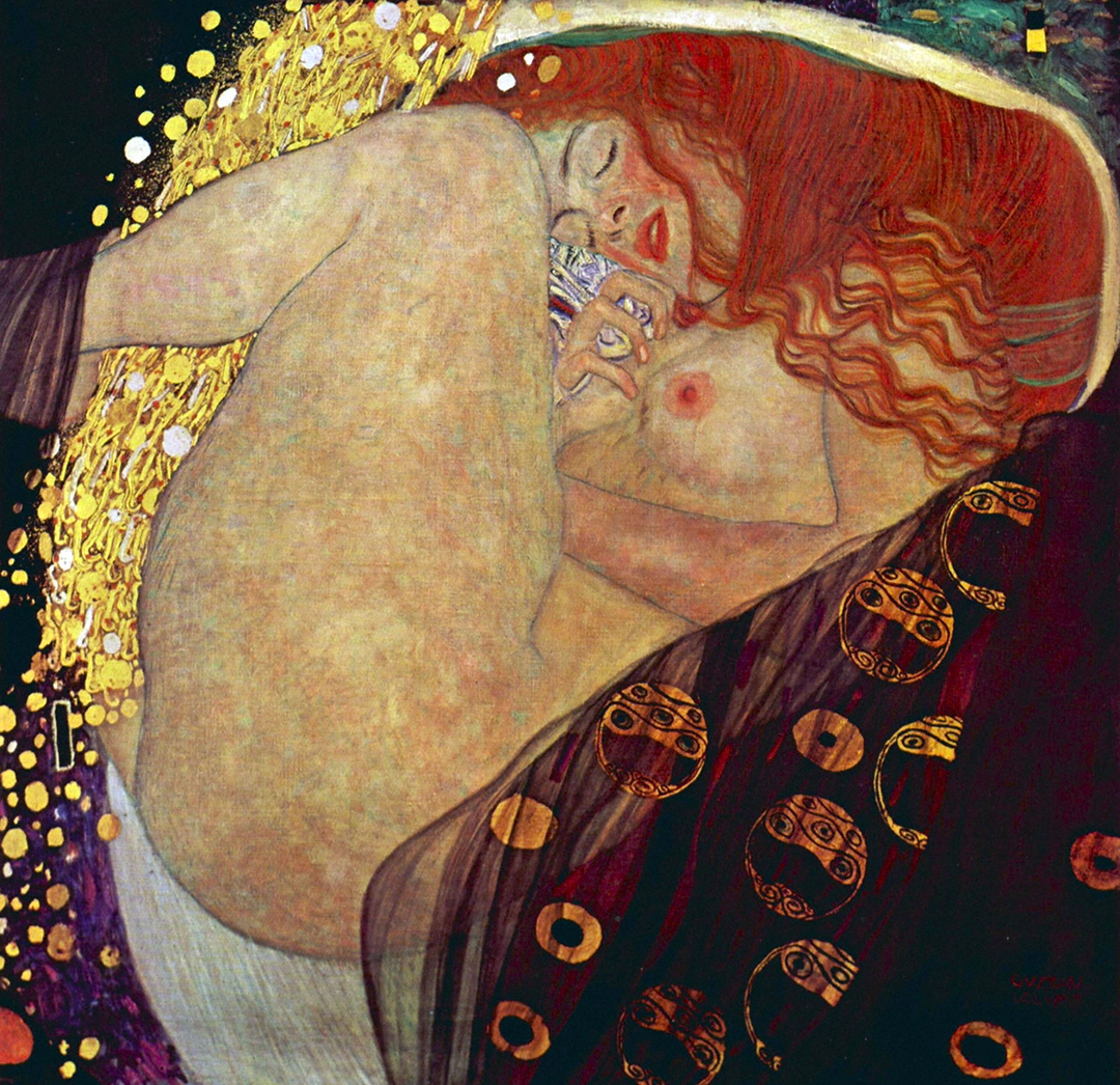 Gustav Klimt (1862–1918), Danaë, 1907–1908 Oil on canvas | 77 × 83 cm, private collection, formerly Collection Hans Dichand, Vienna.