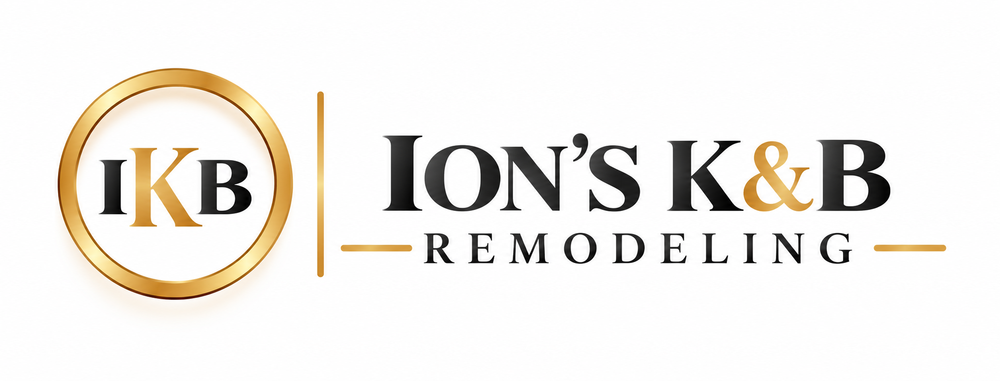 Ion's K&B Remodeling logo