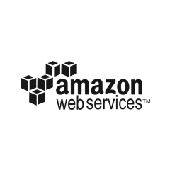 Amazon web services company logo
