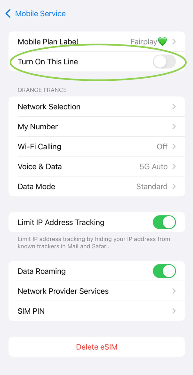 mobile app