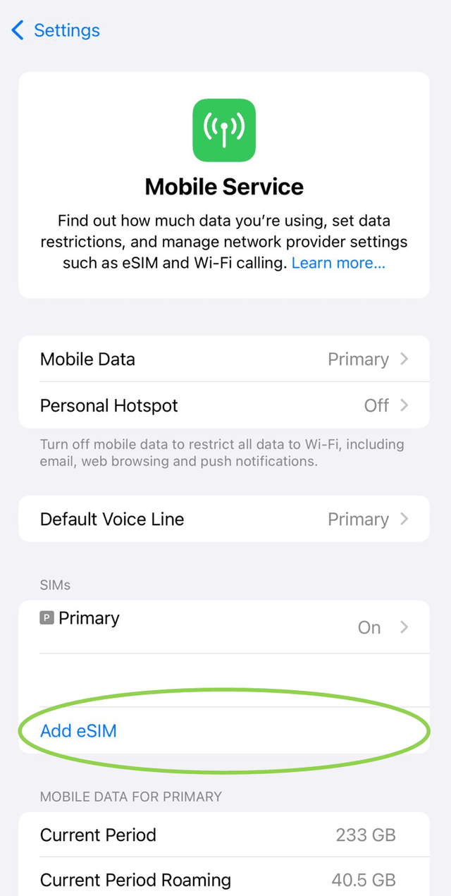 mobile app