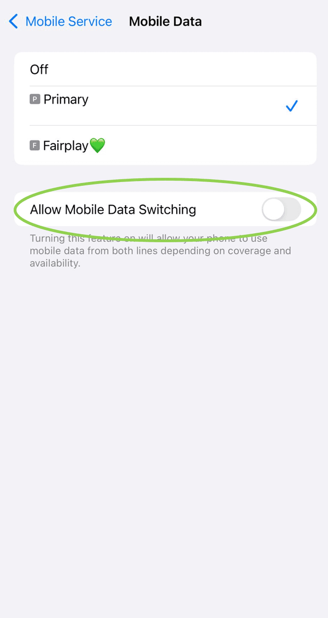 mobile app