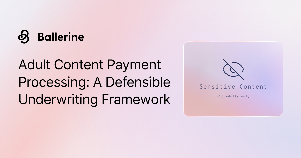 Building A Defensible Adult Content Underwriting Framework