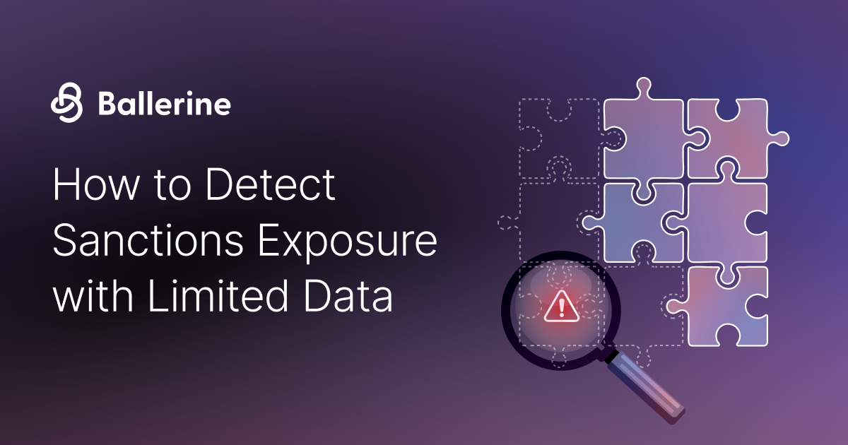 How to Detect Sanctions Exposure with Limited Data