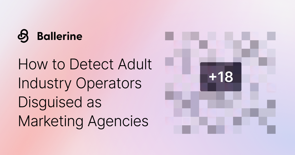 How to Distinguish Adult Platform Operators from Marketing Agencies