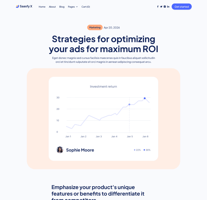 Saasfy X - Blog Post Page - Saasfy Saas Webflow Template