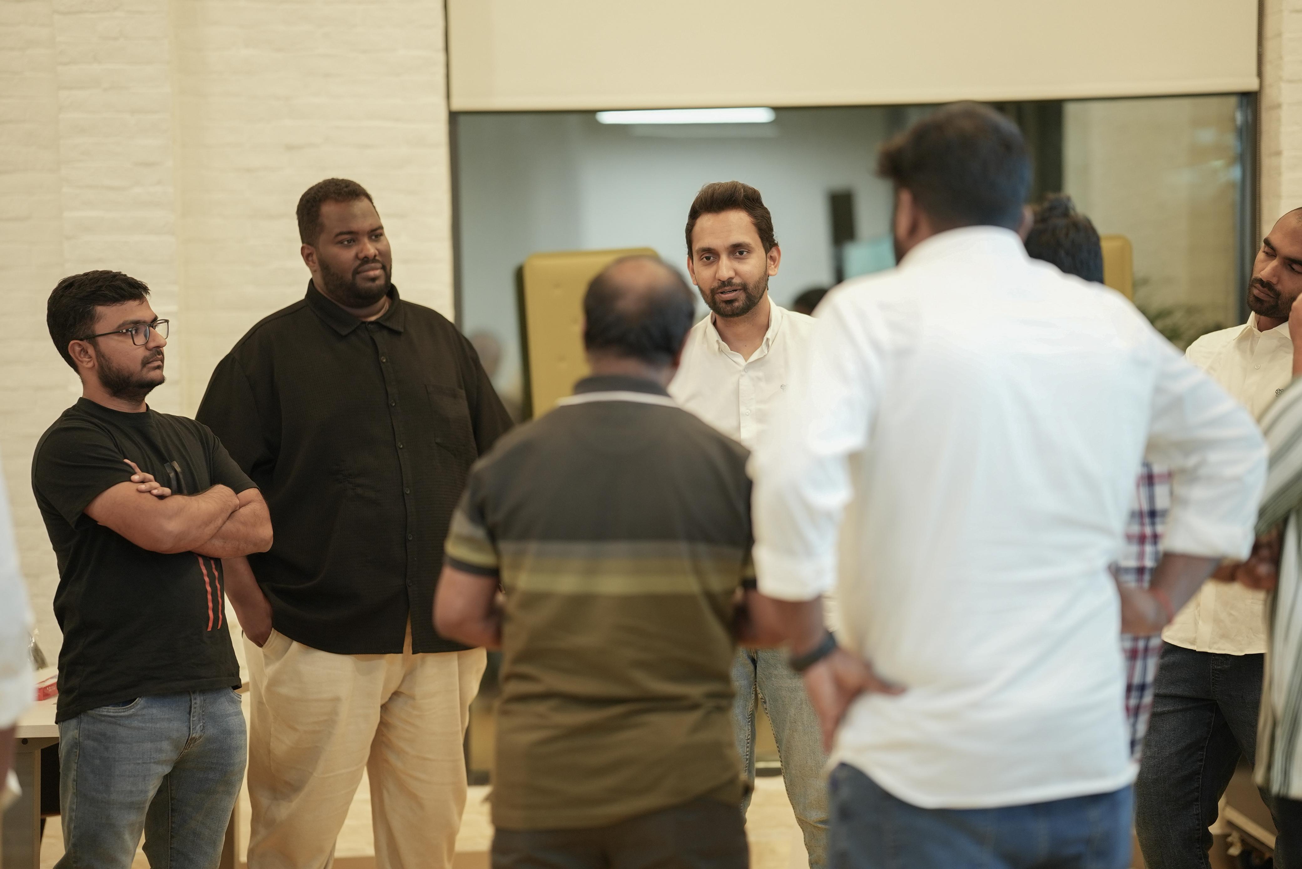 Engineers getting guidance and mentorship