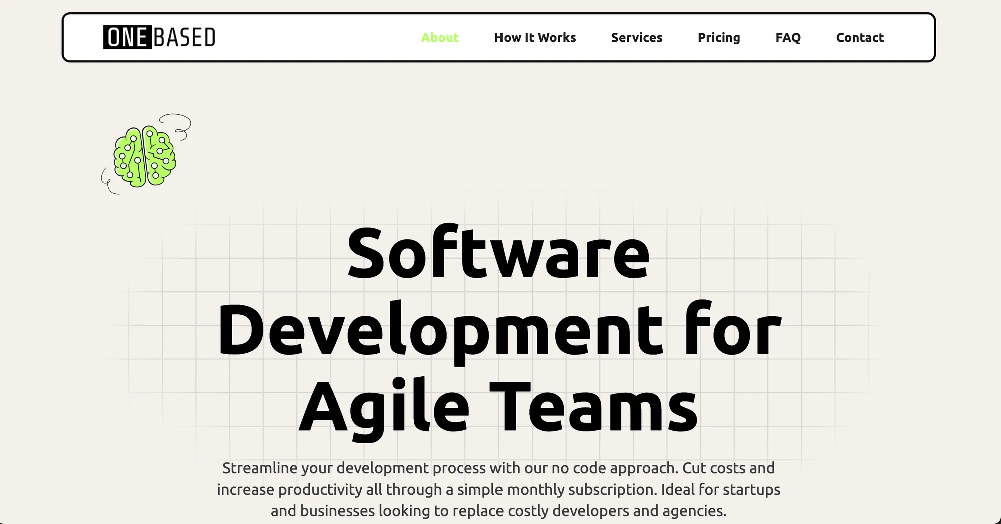 Onebased.com homepage