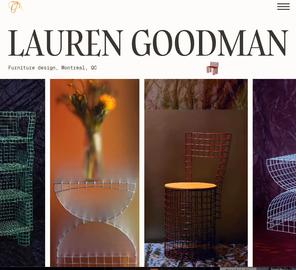 Lauren Goodman Studio website design