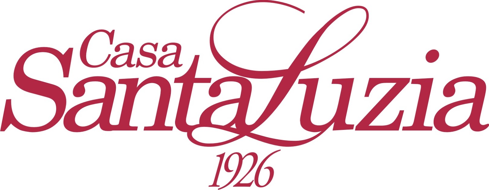 Logotipo da Casa Santa Luzia com o ano 1926 em texto vermelho.