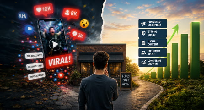 Why Going Viral Won’t Save Your Business (And What Actually Does)