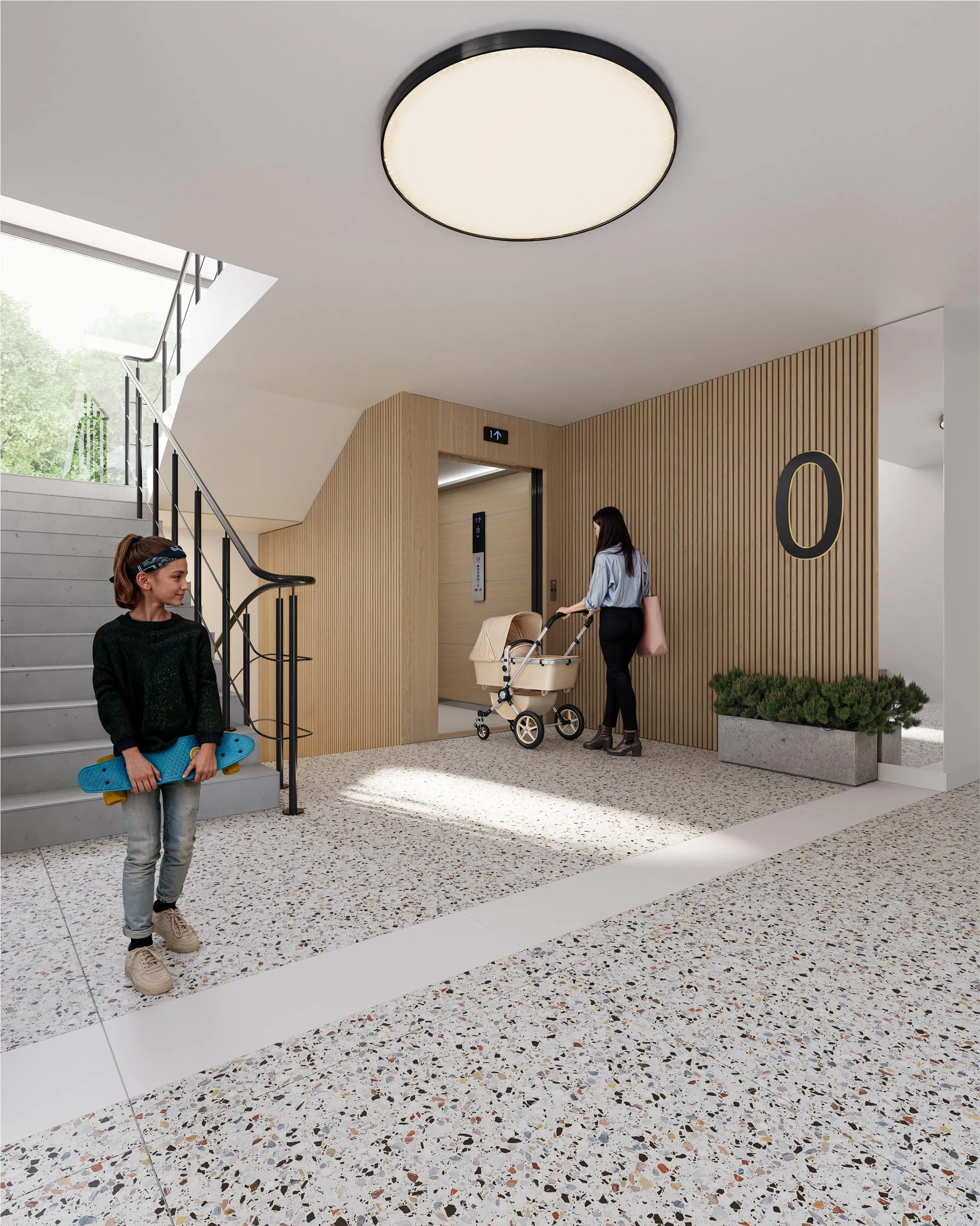 Wizualizacja klatki schodowej