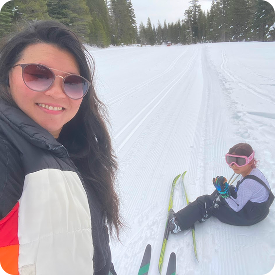 Amy Liu Miller on a day out