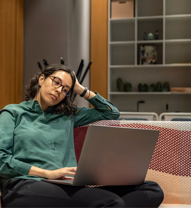 organization- woman on laptop