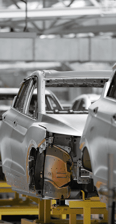 Carrocerías de automóviles en línea de producción de planta automotriz