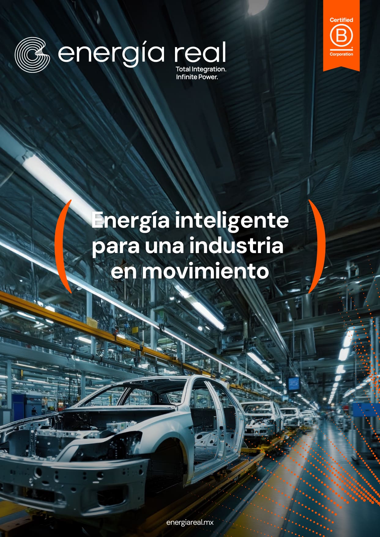 Portada del playbook de Energía Real: energía inteligente para la industria automotriz en movimiento en México