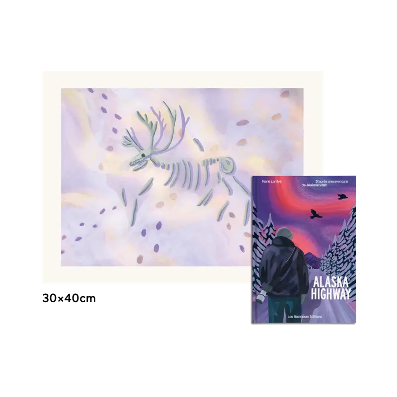 La BD + Tirage d'art (Caribou)