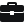 Simple black icon of a suitcase or briefcase with a handle.