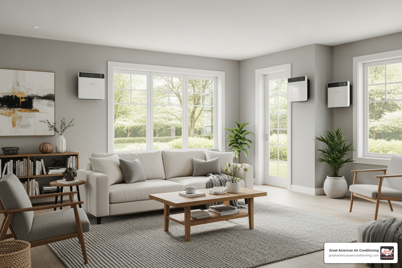 multi-zone ductless AC setup - ductless ac installation gilbert