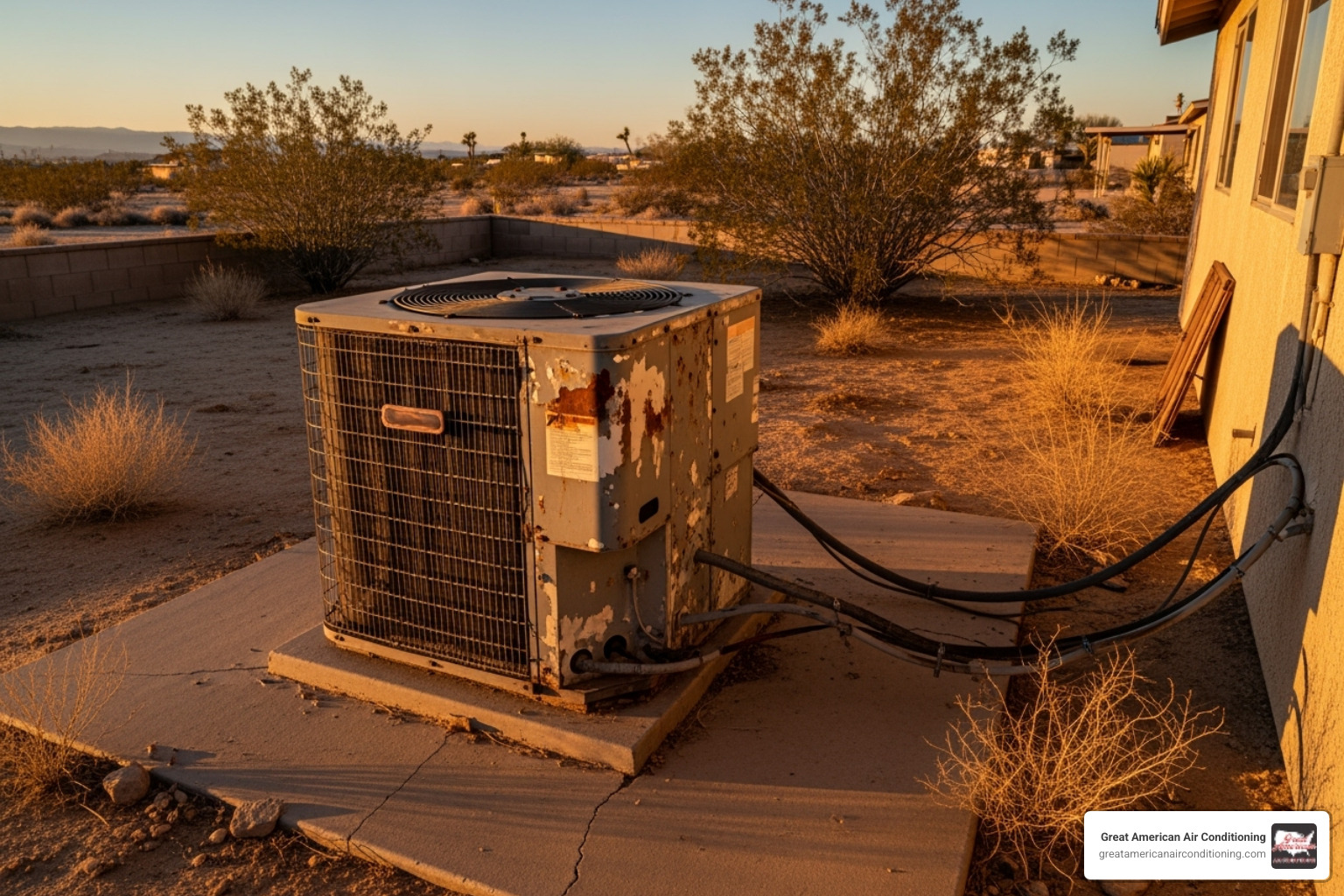 old, rusty outdoor AC unit - ac replacement peoria az old, rusty outdoor AC unit - ac replacement peoria az