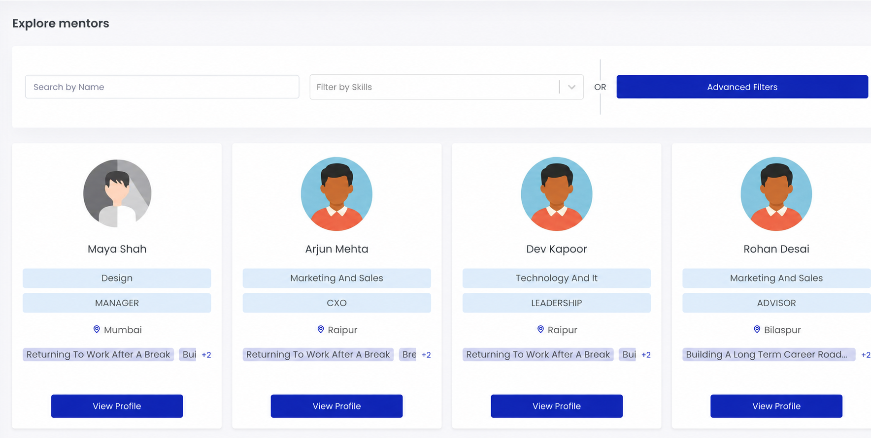 Feature product view
