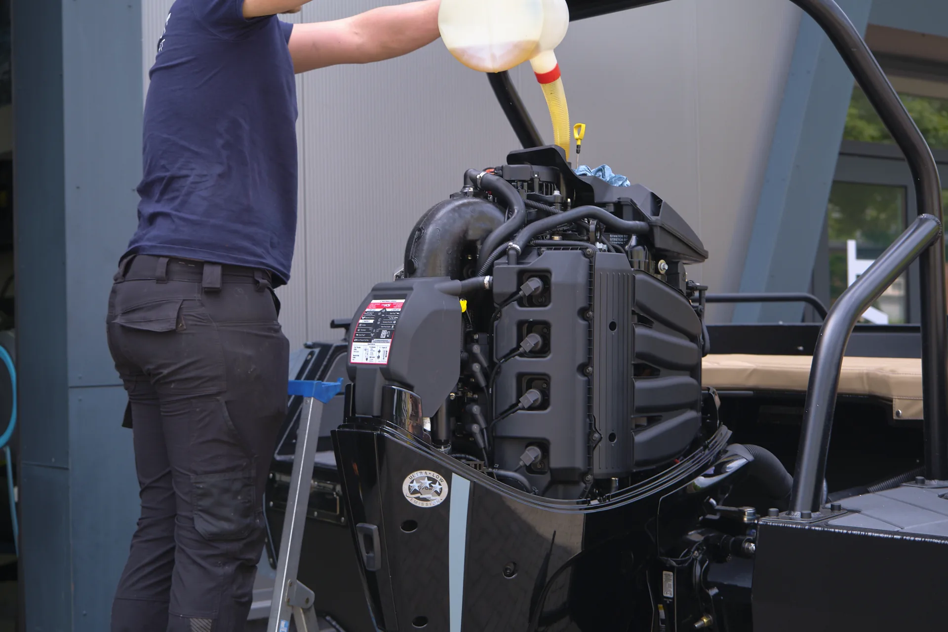 Onderhoud aan buitenboordmotor Mercury Pro XS 300 bij BOWT Watersport