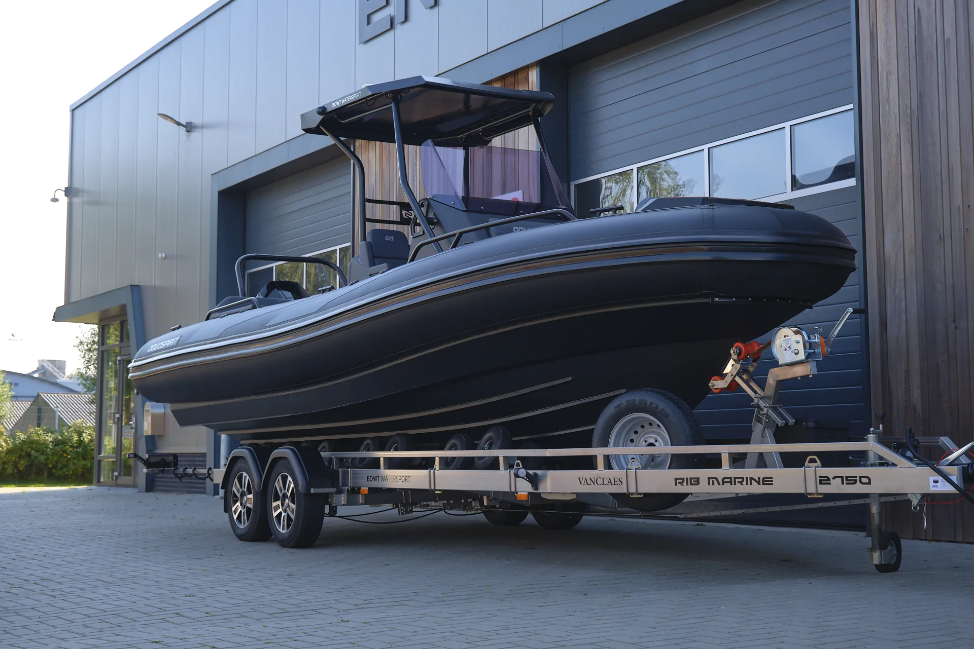Vanclaes RIB Marine boottrailer met AQUASPIRIT S700