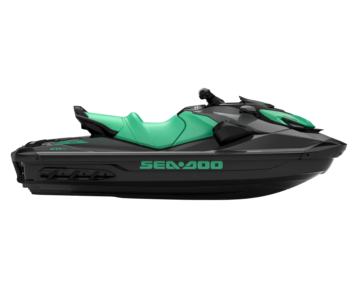Sea-Doo GTI SE 170 waterscooter in Eclipse Black/Laguna Green