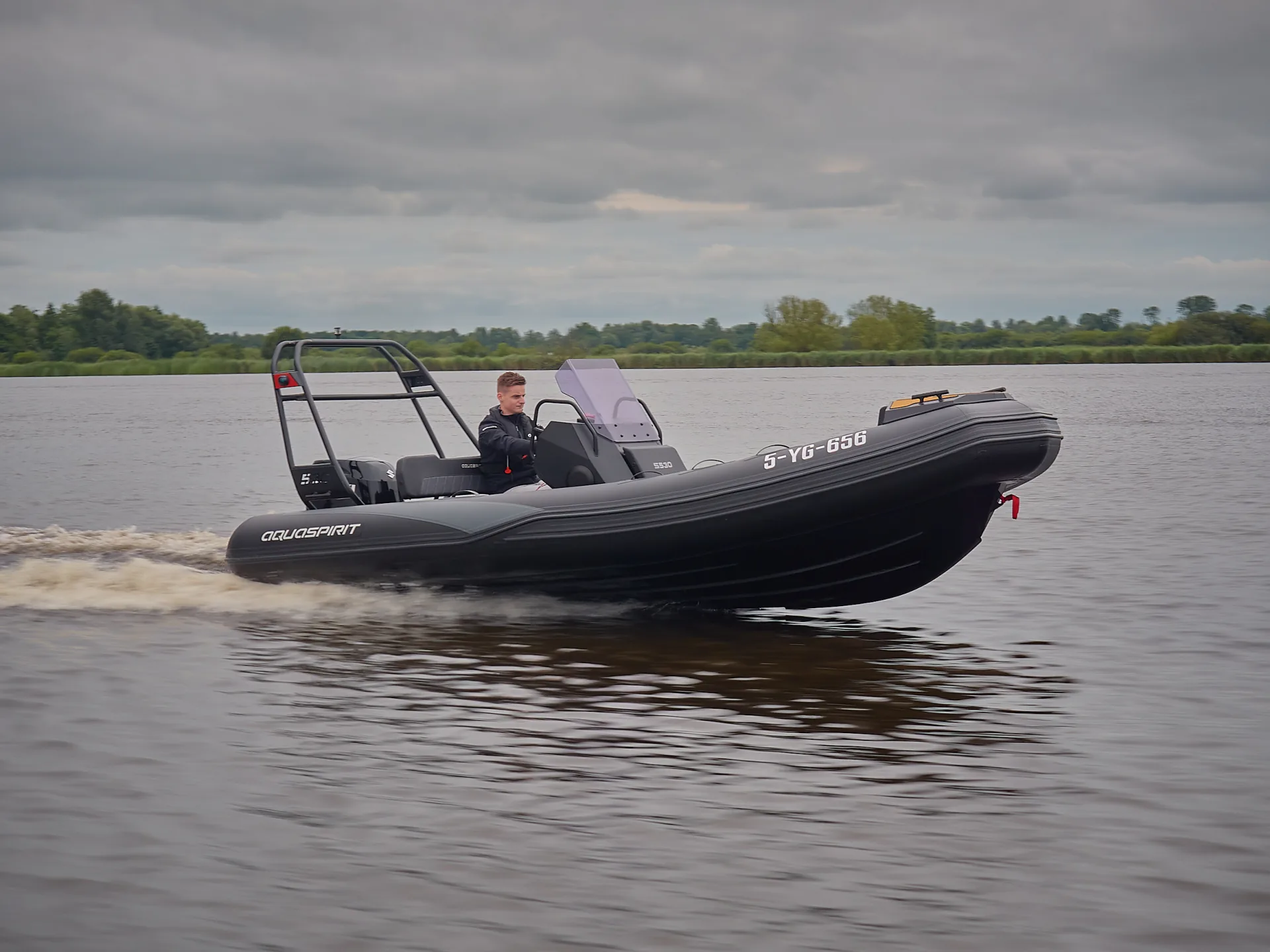 AQUASPIRIT S530CC luxe aluminium RIB/rubberboot te koop