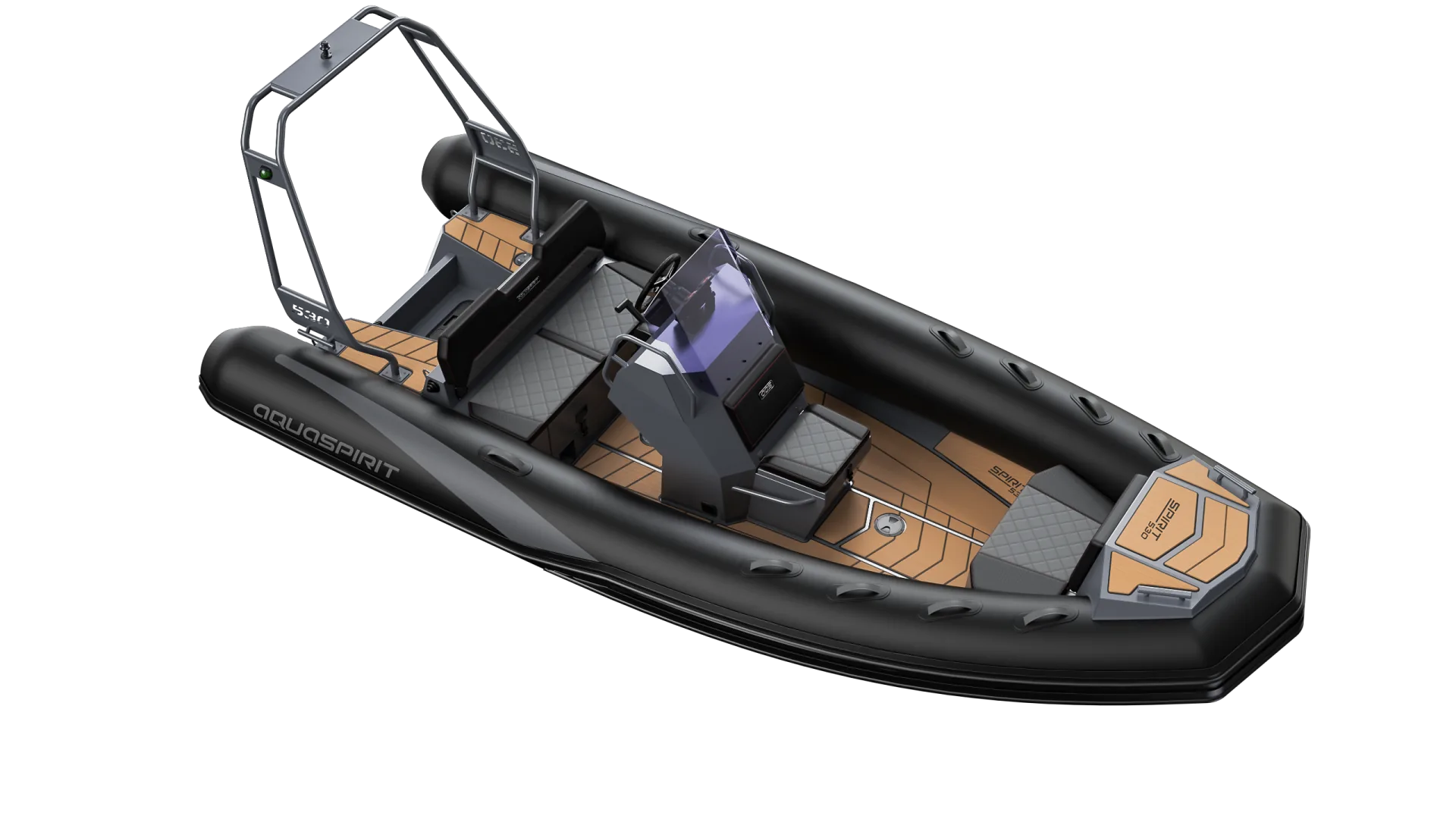 AQUASPIRIT S530CC luxe aluminium RIB/rubberboot te koop