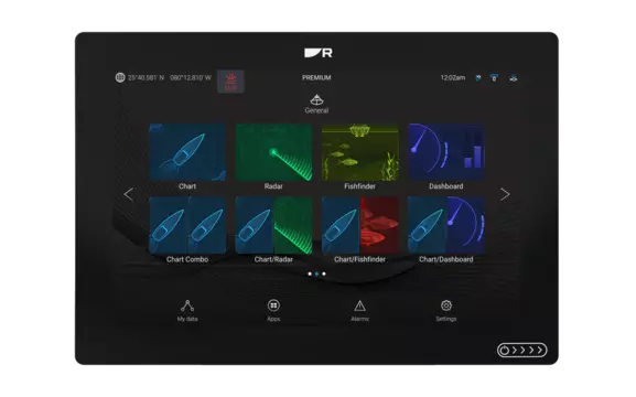 Raymarine Axiom kaartplotter
