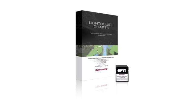 Lighthouse kaarten voor Raymarine