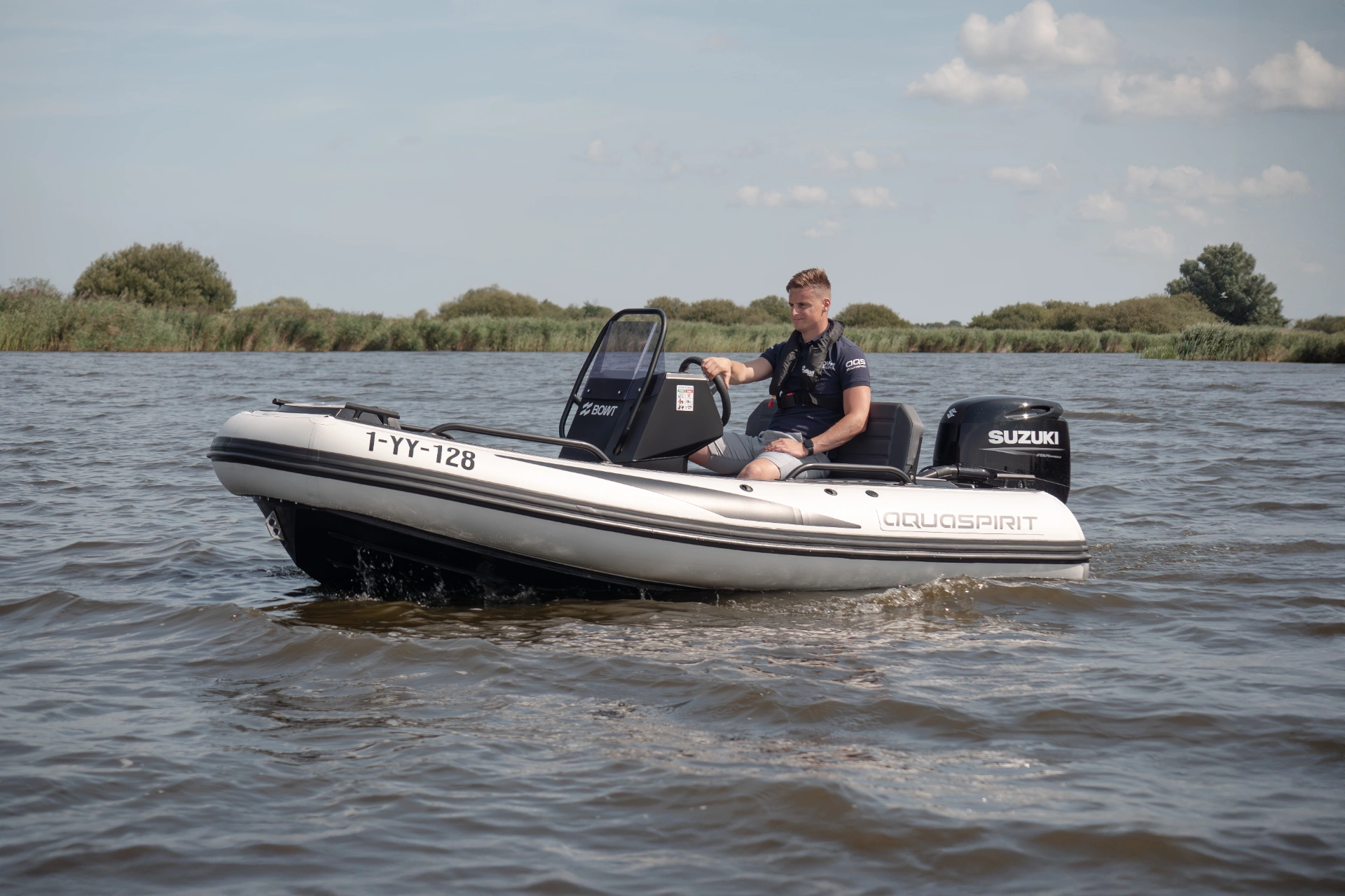 AQUASPIRIT S370 aluminium tender RIB