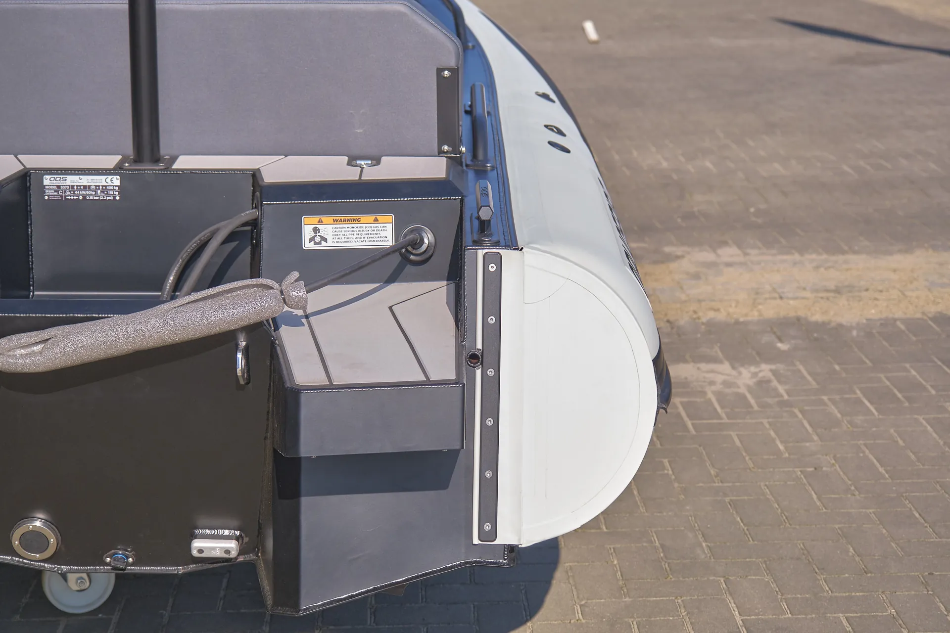 AQUASPIRIT S370 aluminium tender RIB bij BOWT Watersport