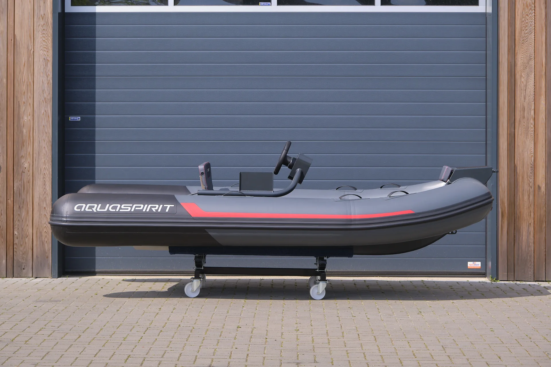 AQUASPIRIT S350 Console verrassend ruimte aluminium RIB met stuurconsole en maximaal 30 pk