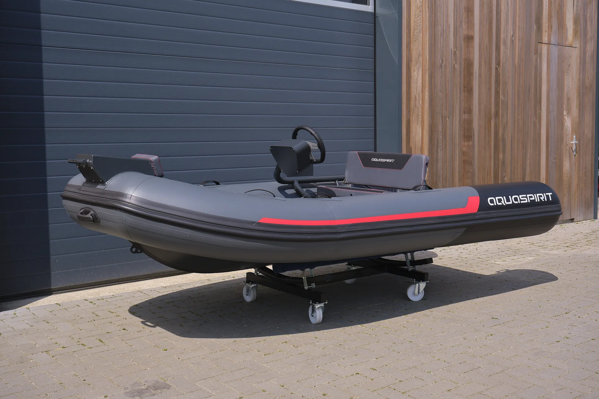 AQUASPIRIT S350 Console verrassend ruimte aluminium RIB met stuurconsole en maximaal 30 pk