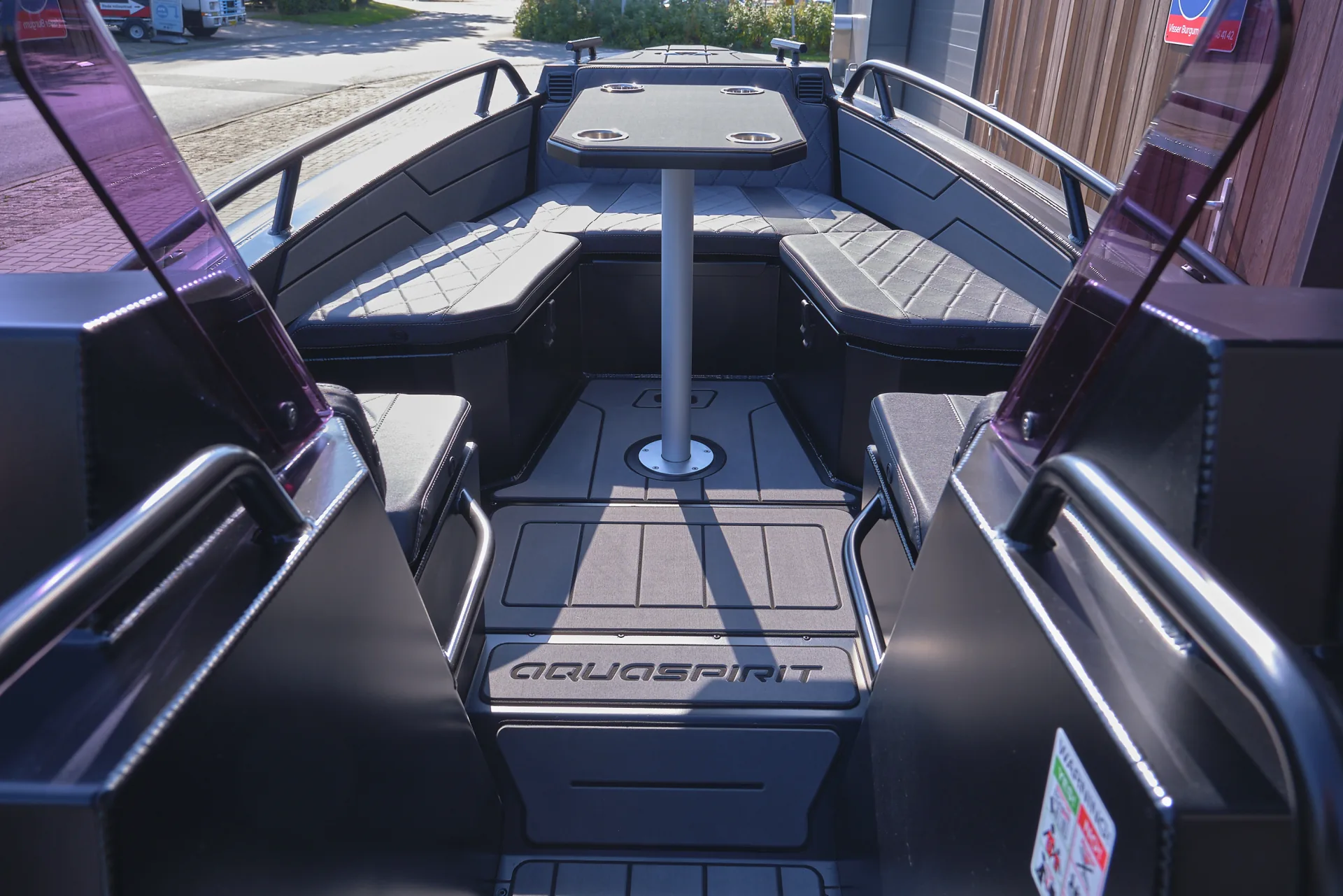 AQUASPIRIT S585 Dual Console met Suzuki DF150 aluminium RIB/rubberboot te koop bij BOWT