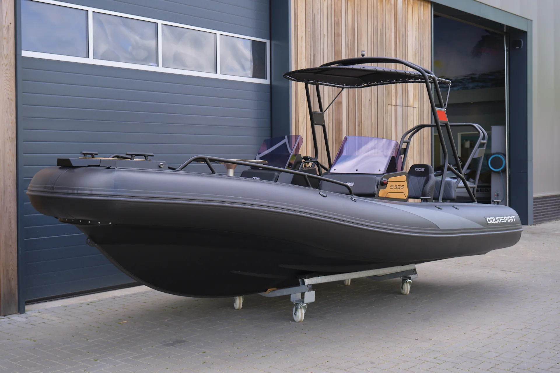 AQUASPIRIT S585DC Dual Console aluminium RIB/rubberboot te koop bij de RIB-specialist BOWT Watersport