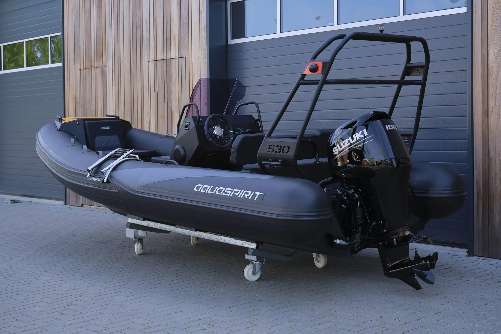 AQUASPIRIT S530CC met Suzuki DF100 rubberboot/RIB te koop bij de RIB-specialist BOWT Watersport