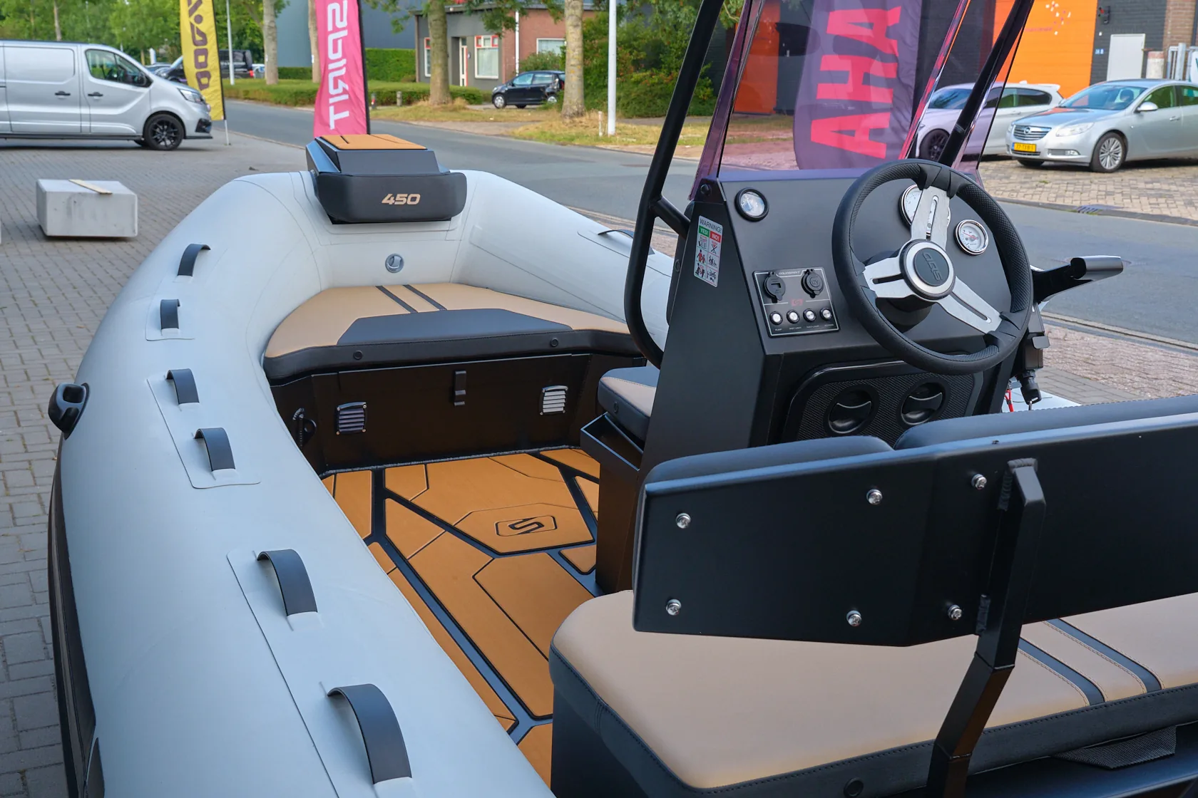 AQUASPIRIT S450C aluminium RIB/rubberboot met Suzuki DF60ATL te koop bij de RIB-specialist BOWT Watersport