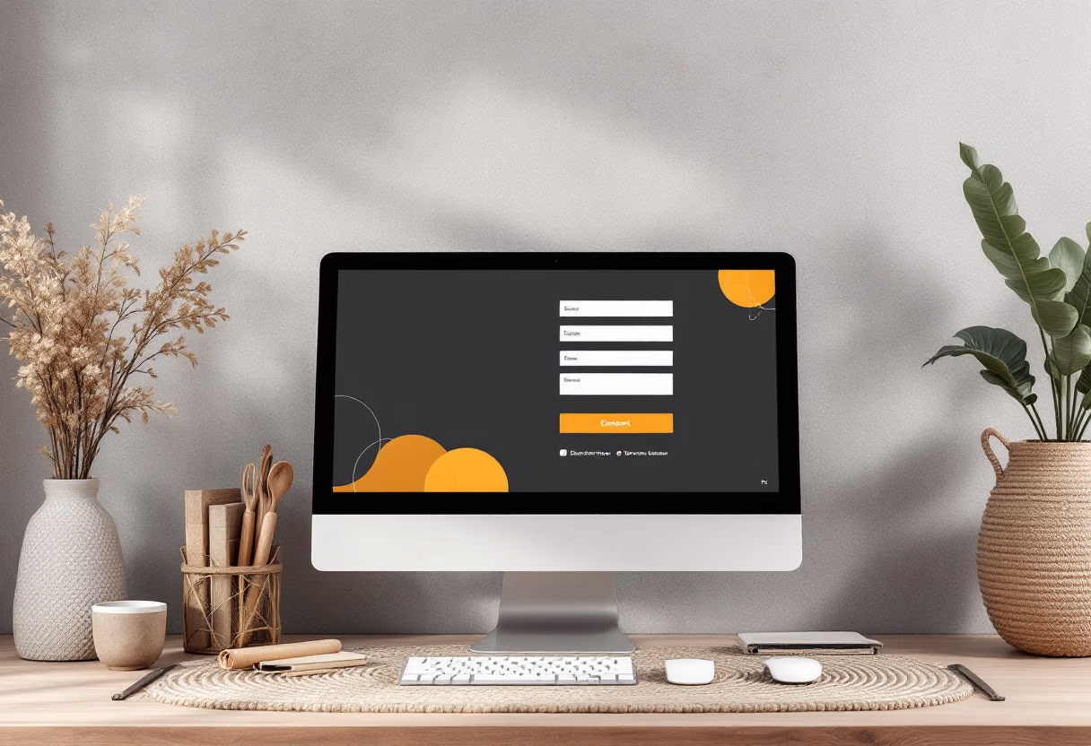 image of a contact form placeholder (for a social media and communication)
